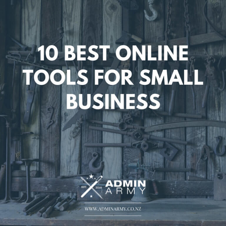 Admin Army Bookkeeping small business tools