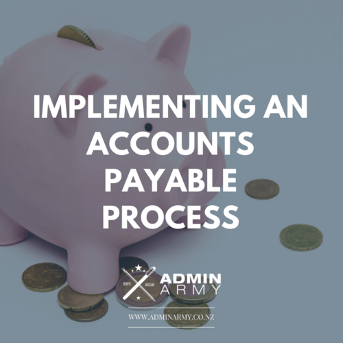 How to implement a simple Accounts Payable process