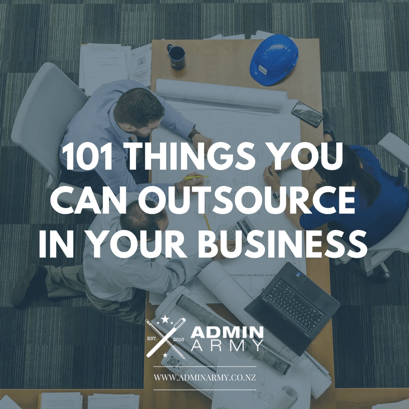 101 things you can outsource