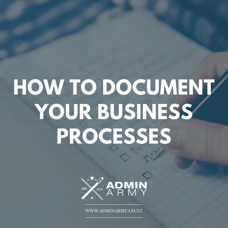 How to document your business processes