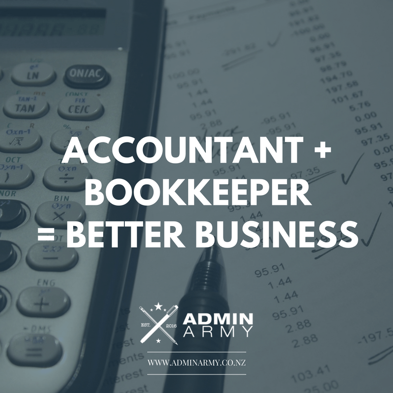 Accountant + Bookkeeper = Better Business