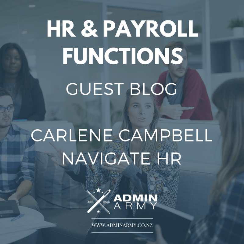 15 Basic HR & Payroll Functions for SMEs – Guest Blog by Carlene Campbell, Navigate HR