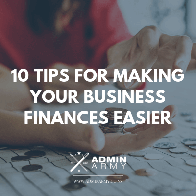 10 Tips For Making Your Business Finances Easier