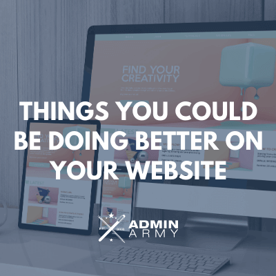 Things You Could Be Doing Better On Your Website