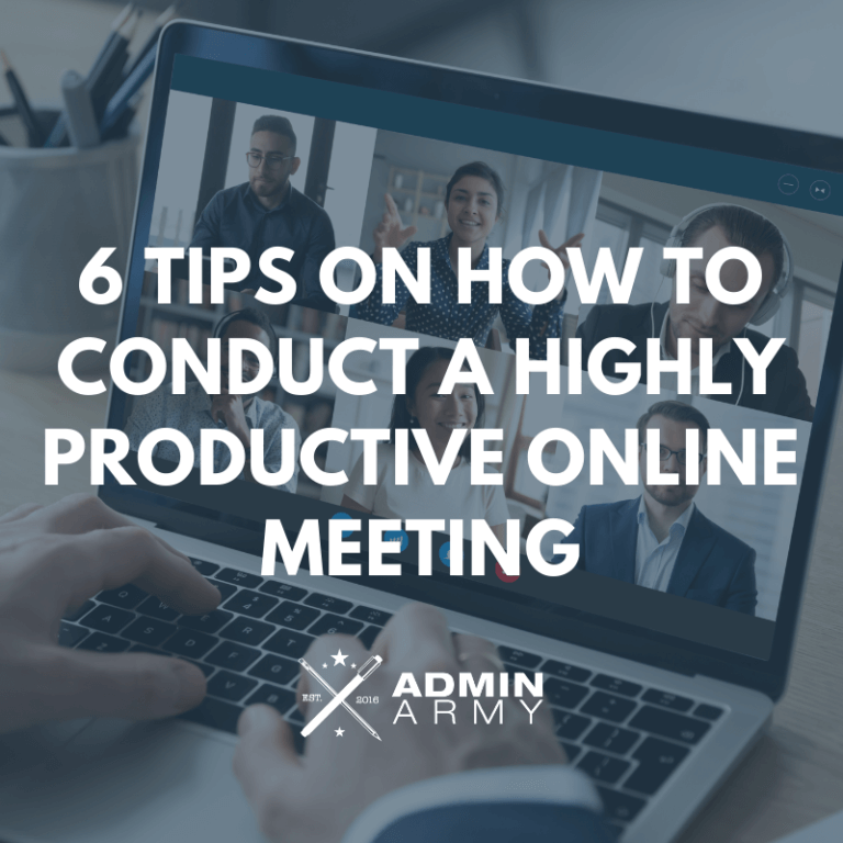 admin-army-bookkeeping-6-Tips-on-How-to-Conduct-a-Highly-Productive-Online-Meeting