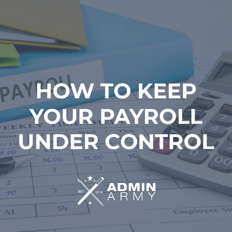 how to keep your payroll under control