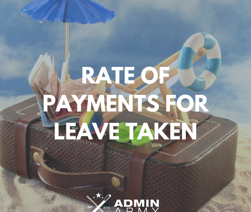 Rate of Payments for Leave Taken in NZ