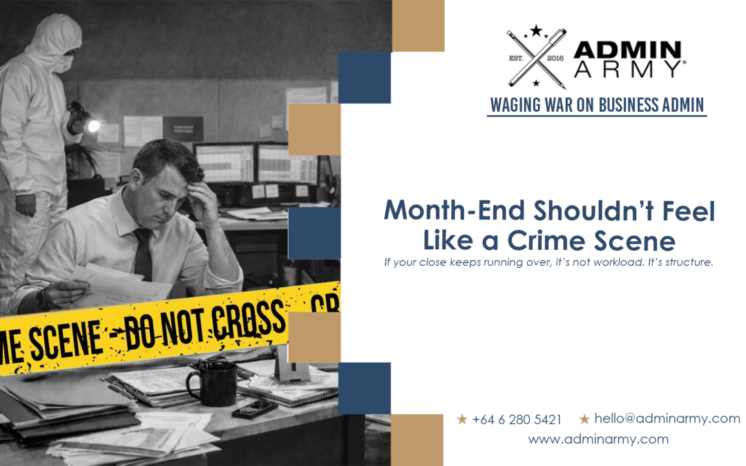 Month-End Shouldn’t Feel Like a Crime Scene