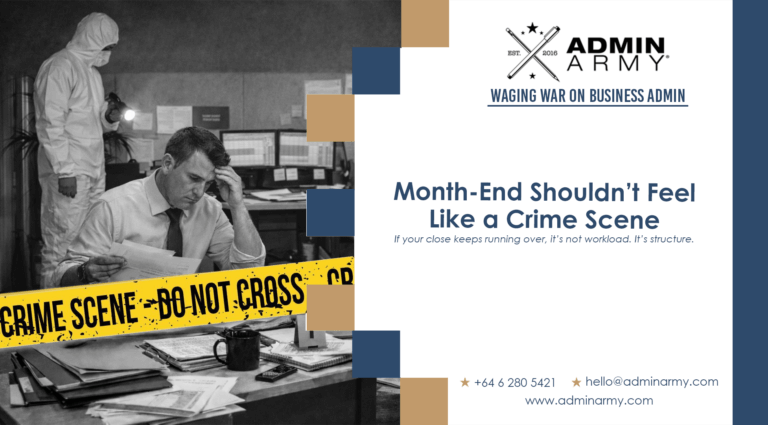 Month-End Shouldn’t Feel Like a Crime Scene