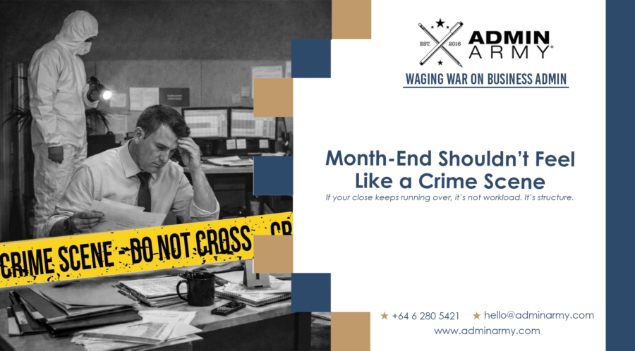 Month-End Shouldn’t Feel Like a Crime Scene